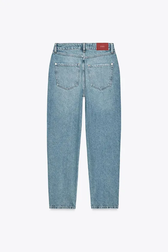 ДЖИНСЫ С ВЫСОКОЙ ПОСАДКОЙ Z1975 MOM FIT