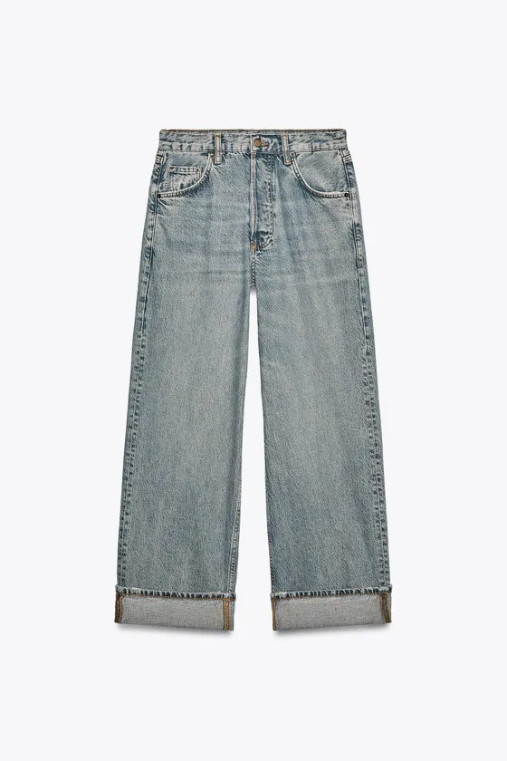 ДЖИНСЫ BAGGY СО СРЕДНЕЙ ПОСАДКОЙ — ZW COLLECTION