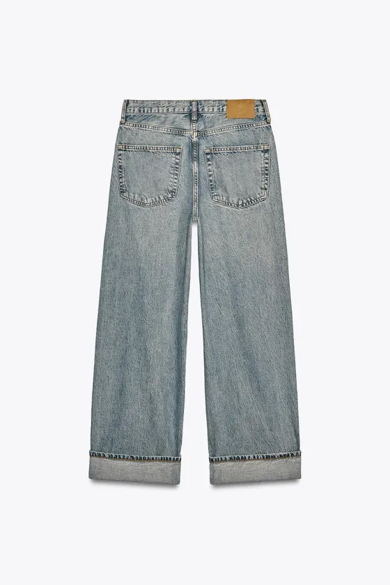 ДЖИНСЫ BAGGY СО СРЕДНЕЙ ПОСАДКОЙ — ZW COLLECTION