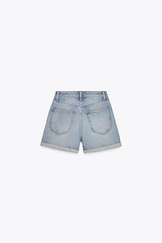 ШОРТЫ TRF MOM FIT С ВЫСОКОЙ ПОСАДКОЙ