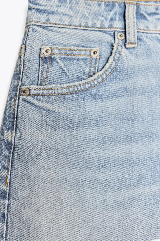 ШОРТЫ TRF MOM FIT С ВЫСОКОЙ ПОСАДКОЙ