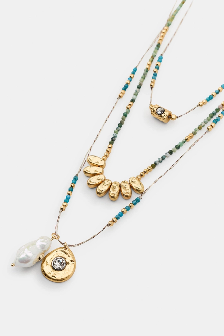 Набор из 3 бисерных цепочек