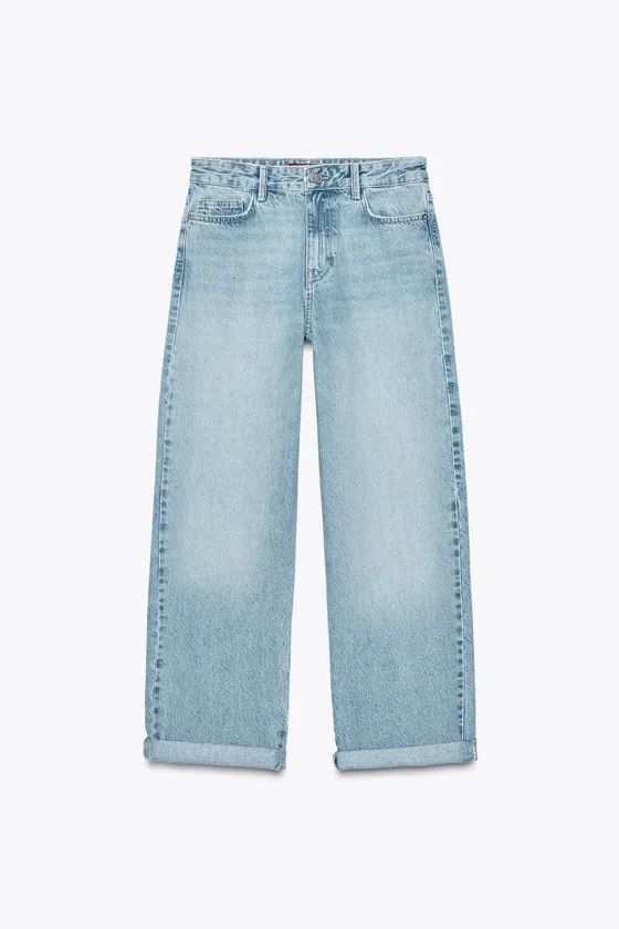 ДЖИНСЫ Z1975 RELAXED FIT СО СРЕДНЕЙ ПОСАДКОЙ И ОТВОРОТАМИ СНИЗУ