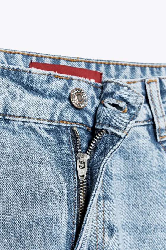ДЖИНСЫ Z1975 SLIM FLARE LONG LENGTH С НИЗКОЙ ПОСАДКОЙ И РАЗРЕЗАМИ