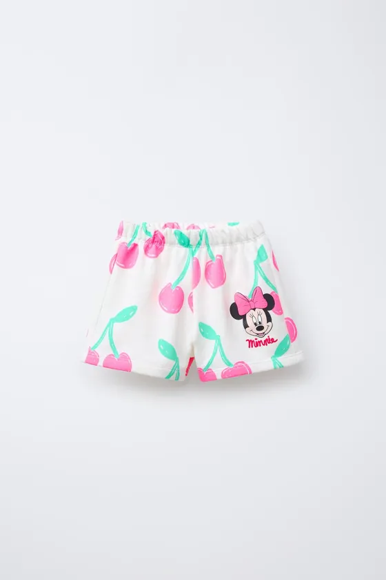ШОРТЫ-БЕРМУДЫ MINNIE MOUSE © DISNEY С ПРИНТОМ «ВИШНЯ»
