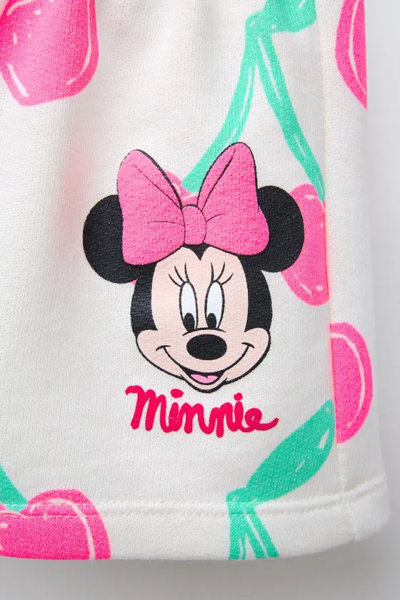 ШОРТЫ-БЕРМУДЫ MINNIE MOUSE © DISNEY С ПРИНТОМ «ВИШНЯ»