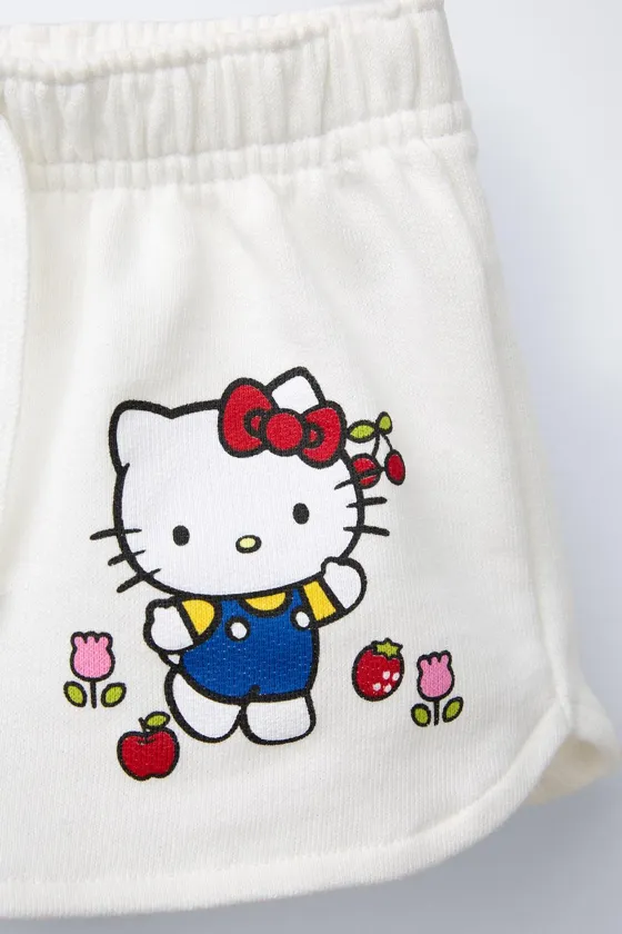 ШОРТЫ ИЗ МЯГКОЙ ТКАНИ С ПРИНТОМ HELLO KITTY © SANRIO