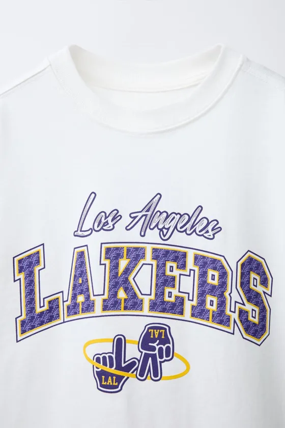 ФУТБОЛКА С ПРИНТОМ LOS ANGELES LAKERS NBA ©