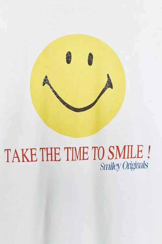 ФУТБОЛКА С ПРИНТОМ SMILEY®
