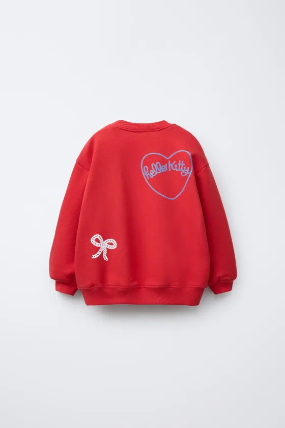 ТОЛСТОВКА С ВЫШИВКОЙ HELLO KITTY ©