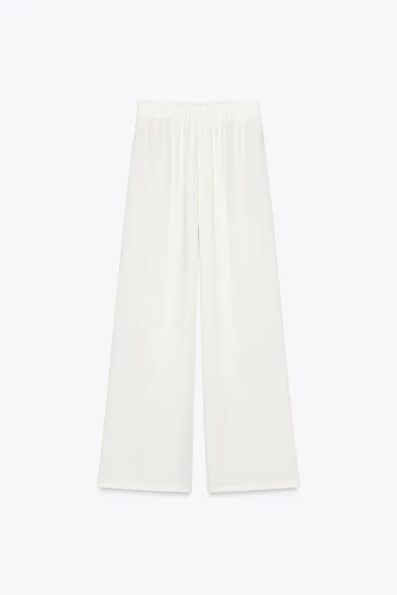 БРЮКИ WIDE LEG ИЗ КРЕПА