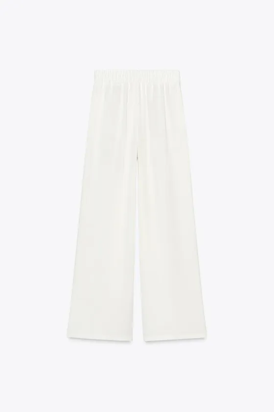 БРЮКИ WIDE LEG ИЗ КРЕПА