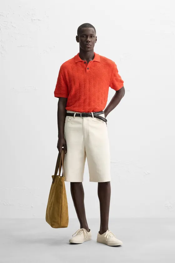 ПОЛО С УЗОРОМ «РОМБЫ»