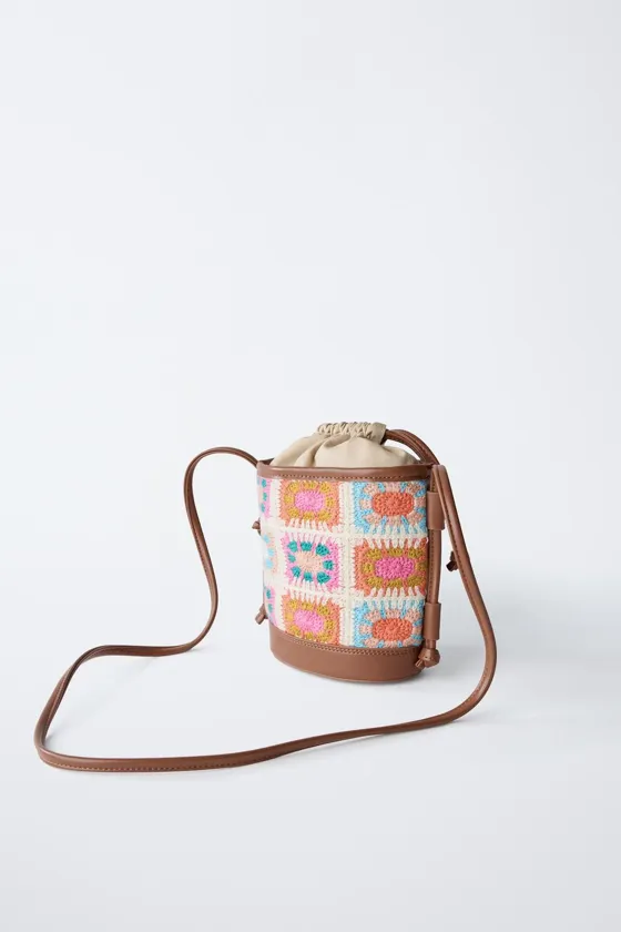 СУМКА С КРУЖЕВОМ КРОШЕ