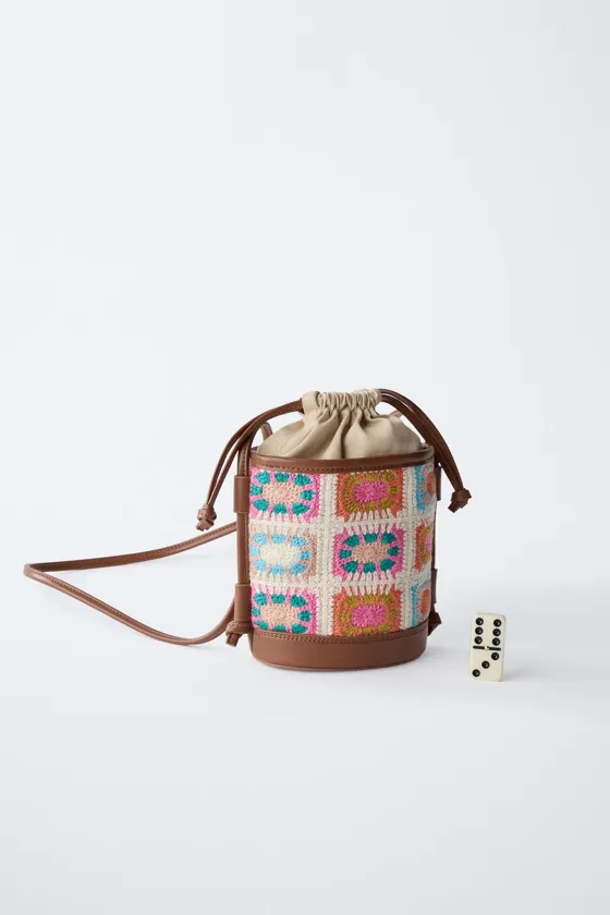 СУМКА С КРУЖЕВОМ КРОШЕ