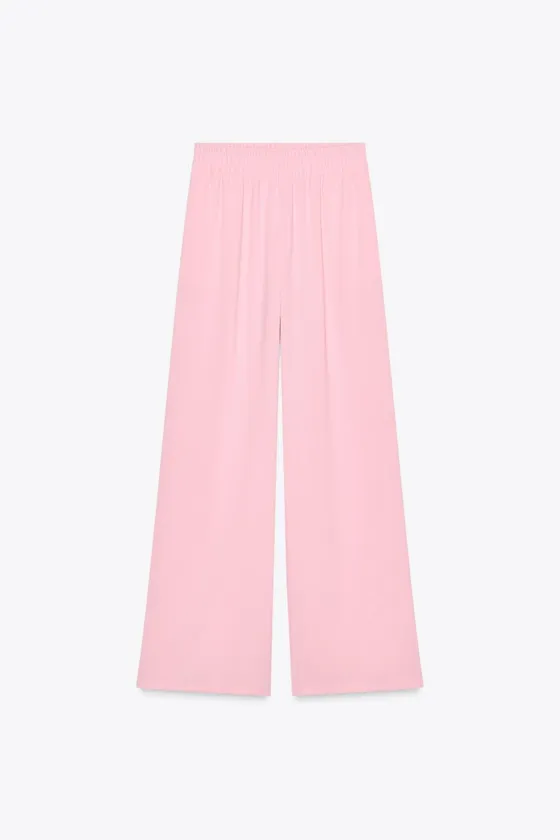 БРЮКИ WIDE LEG ИЗ КРЕПА