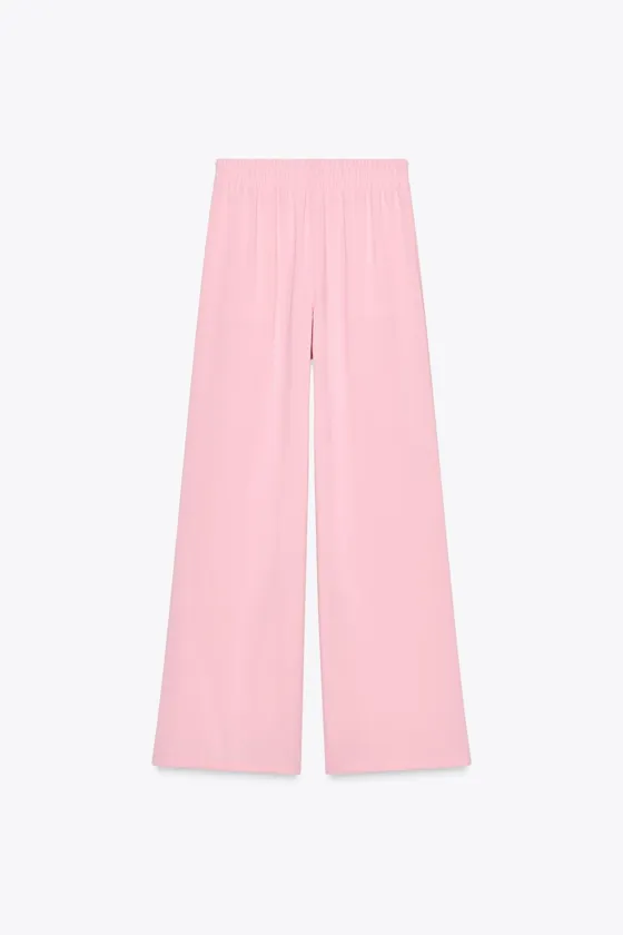 БРЮКИ WIDE LEG ИЗ КРЕПА