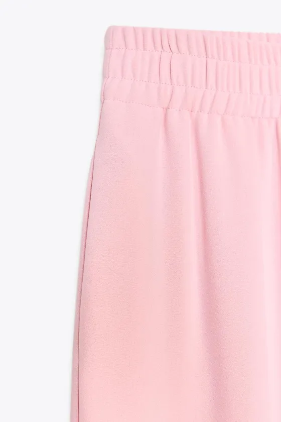 БРЮКИ WIDE LEG ИЗ КРЕПА