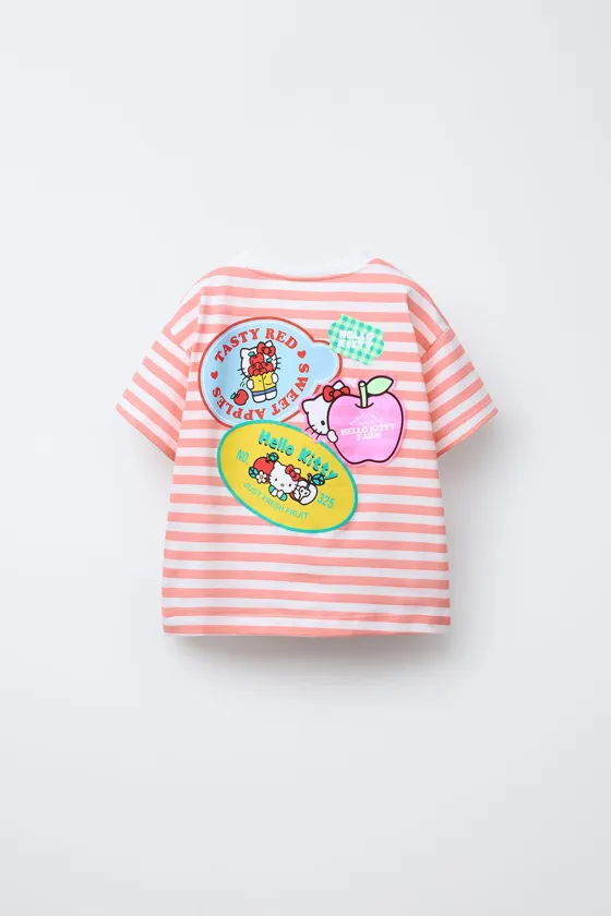 ФУТБОЛКА В ПОЛОСКУ С ПРИНТОМ HELLO KITTY © SANRIO