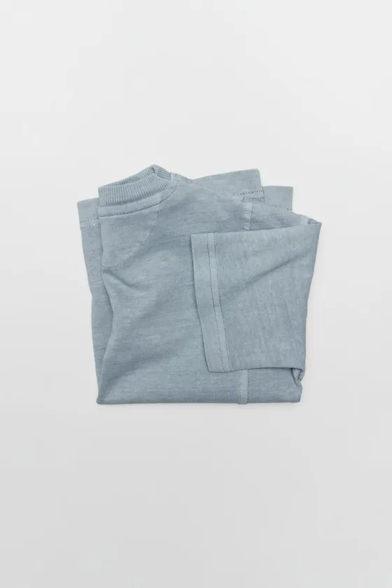 ФУТБОЛКА GARMENT DYE С ВЫШИТЫМ ЛОГОТИПОМ