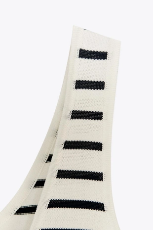 Трикотажная футболка в полоску- Заказать в России