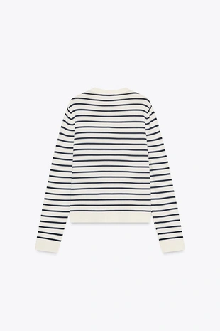 Кардиган в полоску- Заказать в России