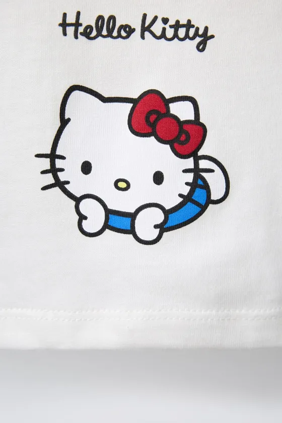 ФУТБОЛКА С ВЫШИВКОЙ HELLO KITTY © SANRIO