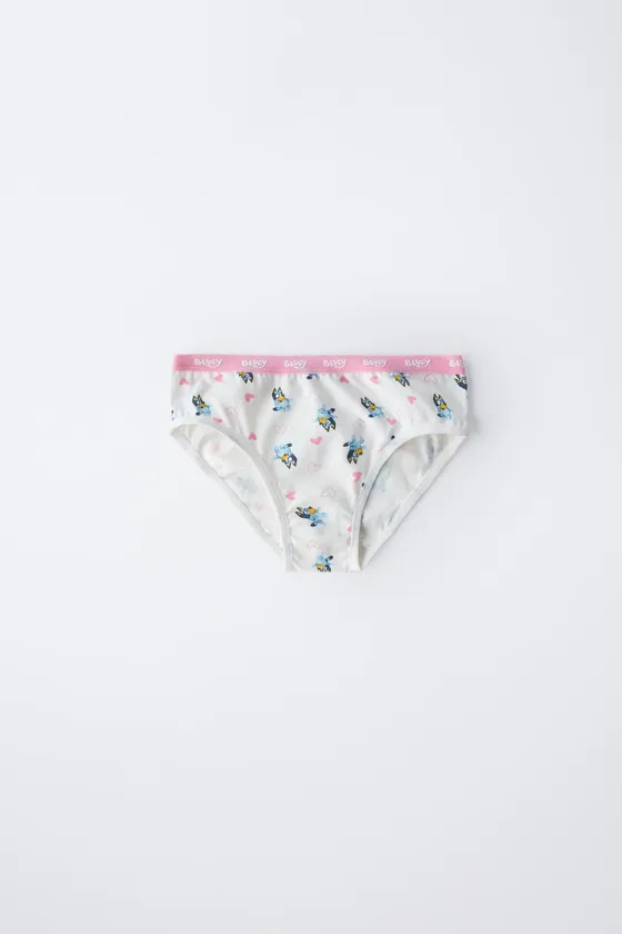 2–6 ЛЕТ/ НАБОР ИЗ ТРЕХ ТРУСОВ С ПРИНТАМИ «БЛУИ» © LUDO STUDIO