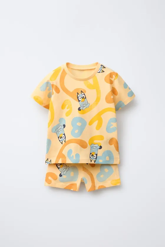 2-6 ЛЕТ/ПИЖАМА С ПРИНТОМ BLUEY © LUDO STUDIO