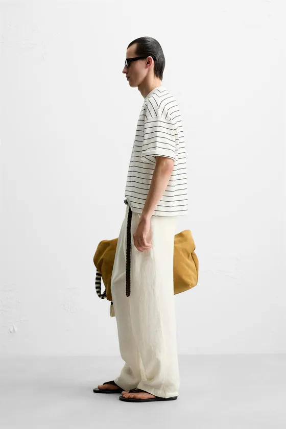 ФУТБОЛКА BOXY FIT В ПОЛОСКУ