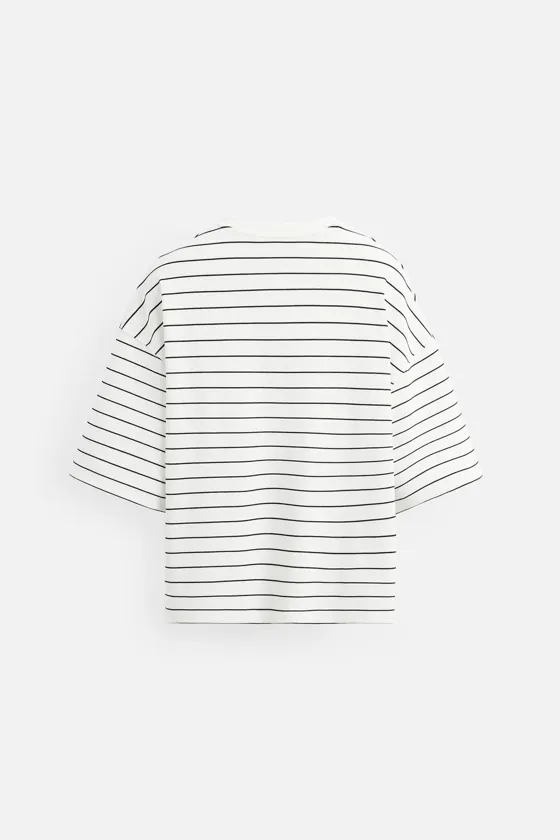 ФУТБОЛКА BOXY FIT В ПОЛОСКУ