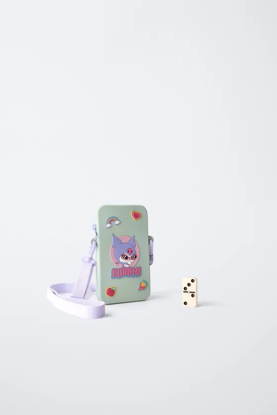 прорезиненный чехол для мобильного телефона kuromi sanrio