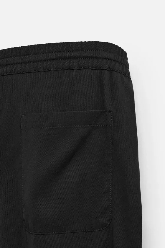 БРЮКИ REGULAR FIT ИЗ ЛИОЦЕЛЛА И ВИСКОЗЫ