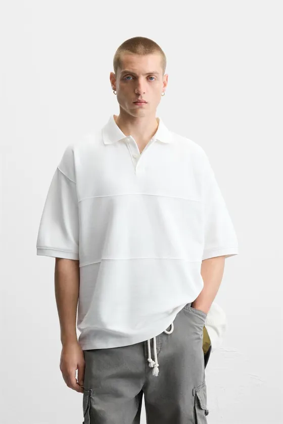 ПОЛО RELAXED FIT ИЗ ТКАНИ ПИКЕ