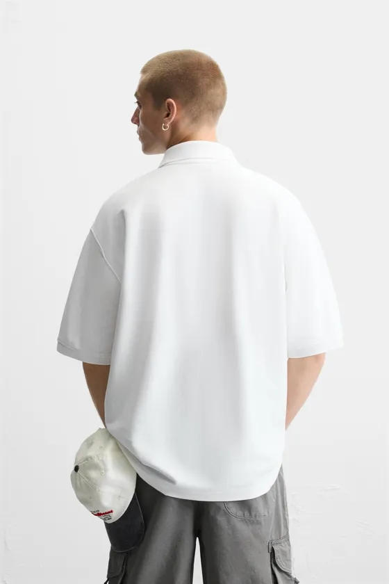 ПОЛО RELAXED FIT ИЗ ТКАНИ ПИКЕ