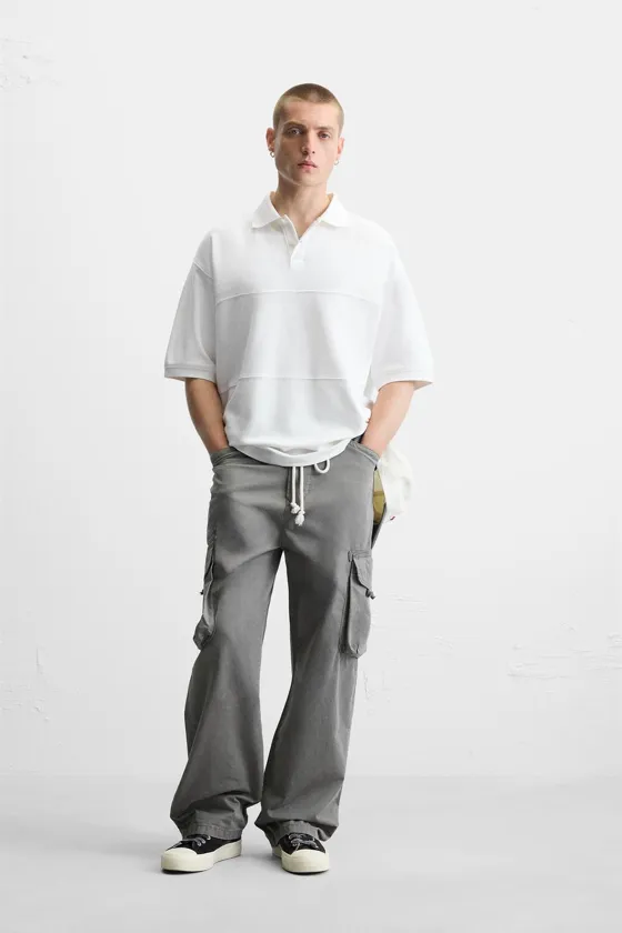 ПОЛО RELAXED FIT ИЗ ТКАНИ ПИКЕ