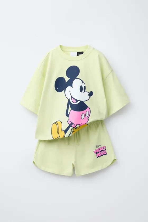 КОМПЛЕКТ ИЗ ШОРТОВ И ФУТБОЛКИ С ПРИНТОМ «МИККИ МАУС» © DISNEY