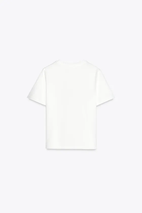 ФУТБОЛКА С КОНТРАСТНОЙ НАДПИСЬЮ