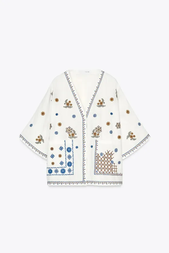 БЛУЗА С ВЫШИВКОЙ — ZW COLLECTION