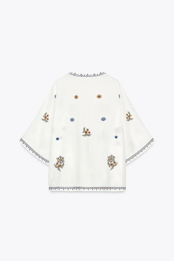 БЛУЗА С ВЫШИВКОЙ — ZW COLLECTION