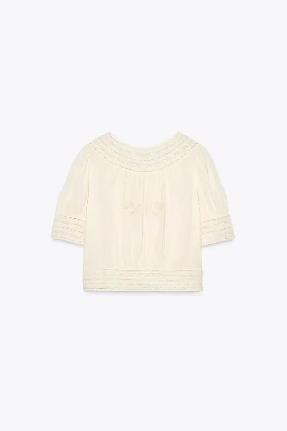 БЛУЗА В РОМАНТИЧЕСКОМ СТИЛЕ — ZW COLLECTION