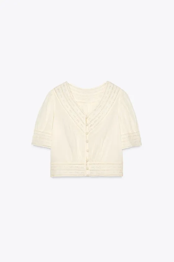 БЛУЗА В РОМАНТИЧЕСКОМ СТИЛЕ — ZW COLLECTION