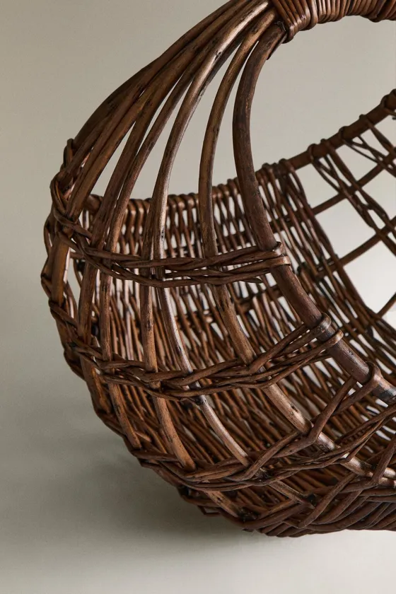 корзина для хранения из ротанга
