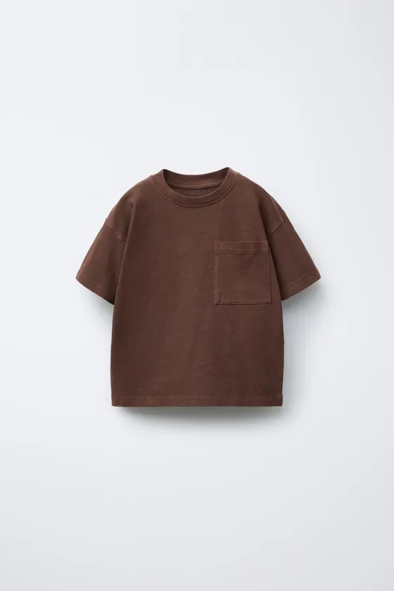 ФУТБОЛКА GARMENT DYE С КАРМАНОМ
