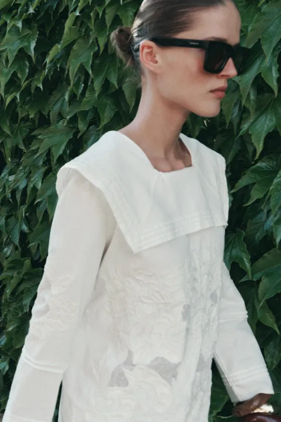 КОРОТКОЕ ПЛАТЬЕ С ВЫШИВКОЙ — ZW COLLECTION