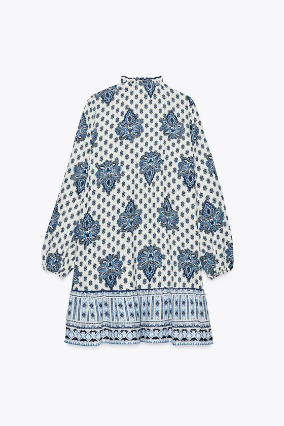 МИНИ-ПЛАТЬЕ С ПРИНТОМ