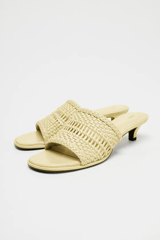 ПЛЕТЕНЫЕ ТУФЛИ-МЮЛИ