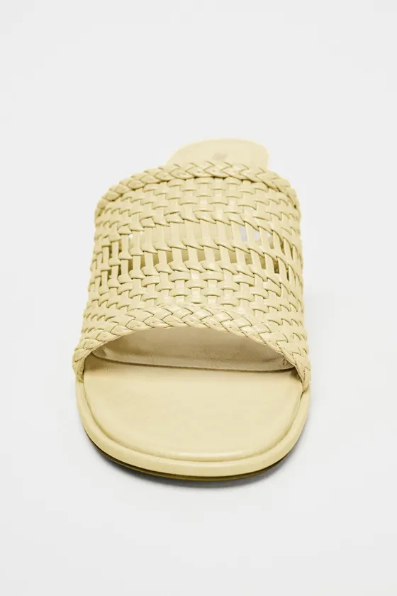 ПЛЕТЕНЫЕ ТУФЛИ-МЮЛИ