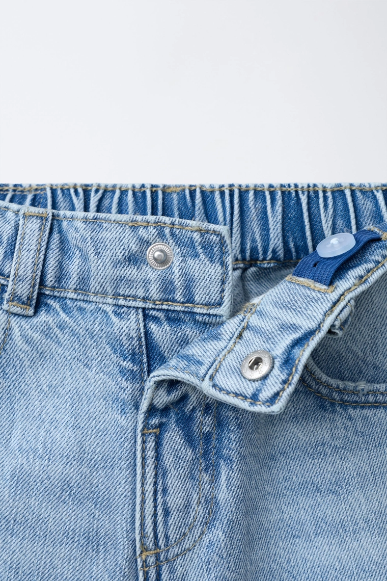 Джинсовые бермуды с вышивкой cars lightning mcqueen © disney