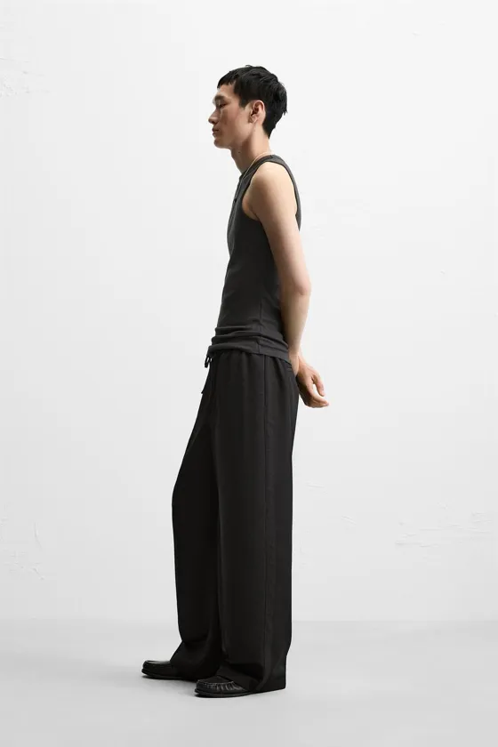БРЮКИ RELAXED FIT С ЛАМПАСАМИ